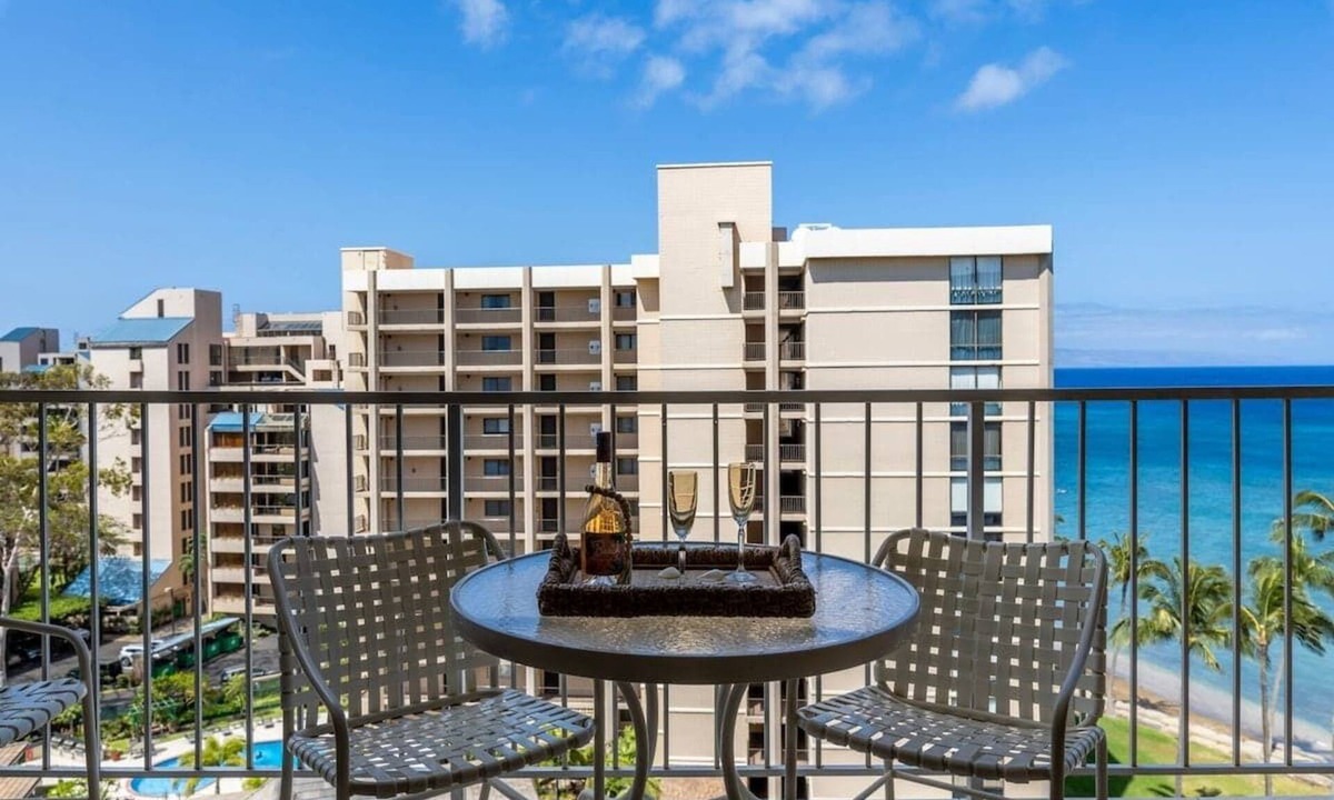 Kahana House | 10th floor oceanview studio, AC, resort amenities, walk to shops, dining & beach