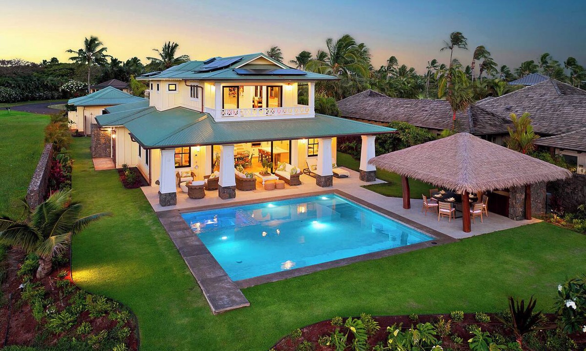 Poipu House | 5BR I Hale Maia at Kukui ula - Elegant Pool Retreat with Golf Views in Poipu