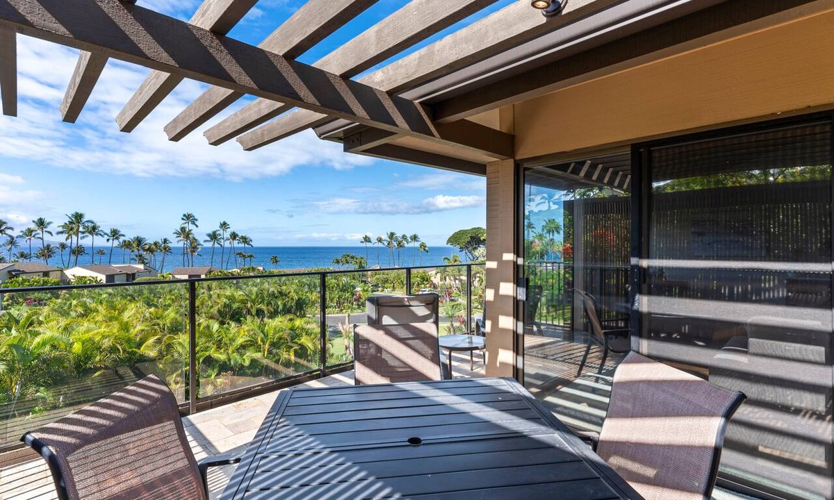 Wailea Condo | Charming Oceanview Oasis: Wailea Elua 802 Surrounded by Lush Tropical Grounds