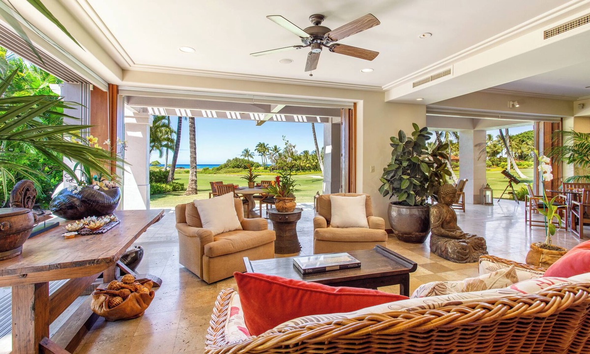 Kaupulehu House | Golf Villa 1102–Prime Location & Ocean Views | Onsite Staff & Daily Housekeeping