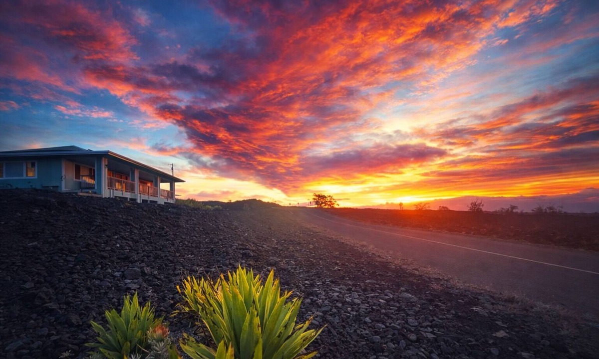 Ocean View House | Hale Kainani: Beautiful Ocean, near Volcano, SouthPoint