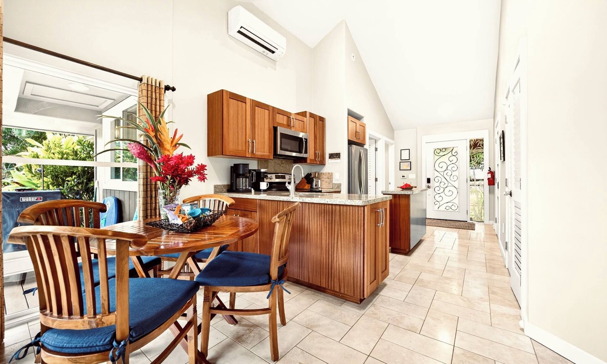 Anahola House | Honeymoon Cottage 1 Bed, 1 Bath with A/C, Steps to the Beach TVNC#5069