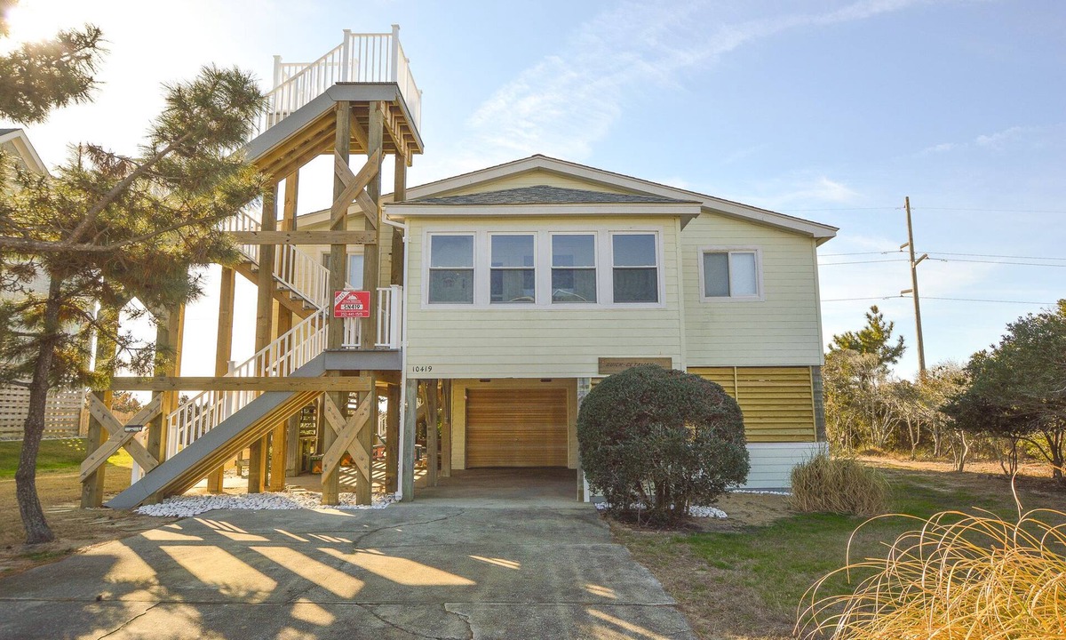 South Nags Head House | Located on a quiet side street you'll enjoy views of the wildlife preserve.