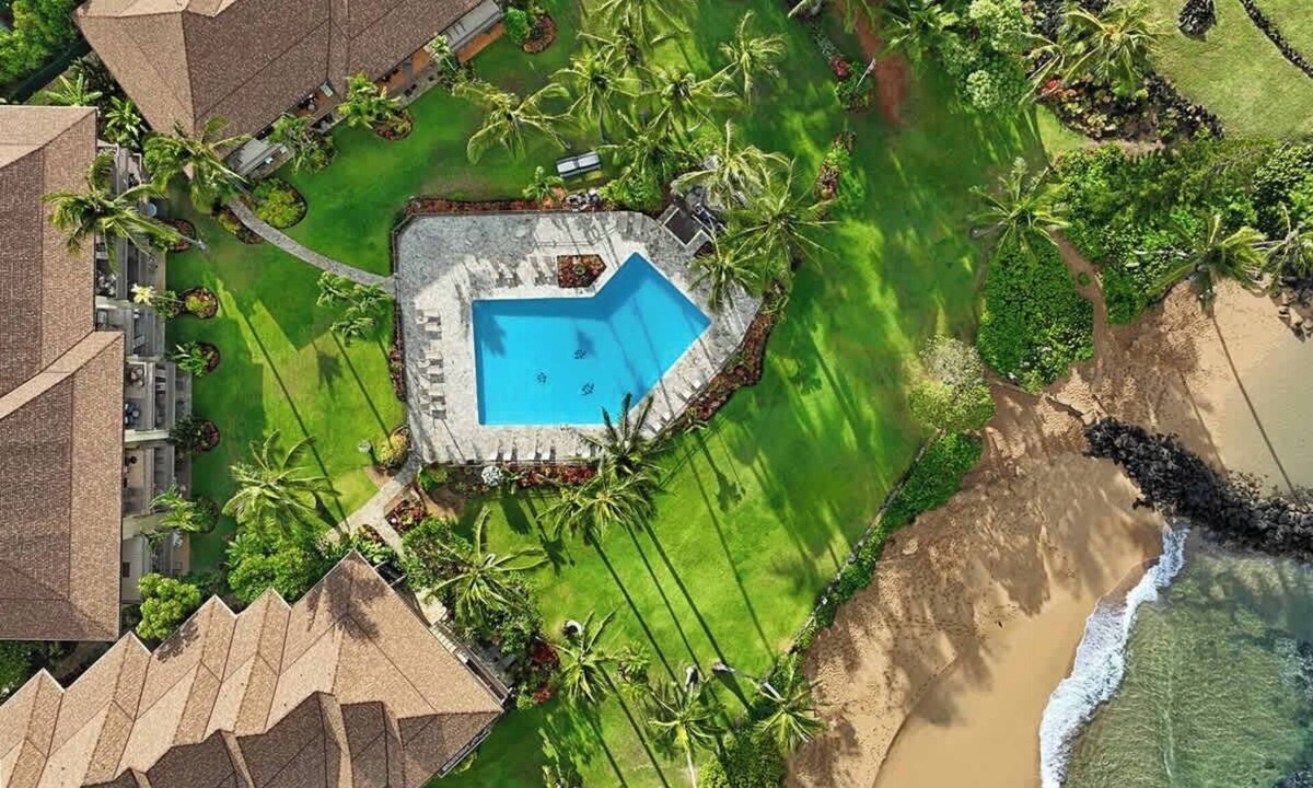 Wailua Condo | Modern Luxury Renovated Ocean View Condo - Steps to the beach with Pool and A/C