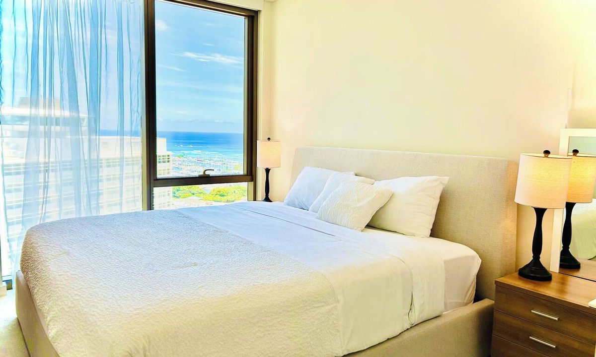 Ala Moana Condo | "MODERN LUXURY WITH BEAUTIFUL OCEAN VIEW ON 30th FLOOR AT SKY ALA MOANA"