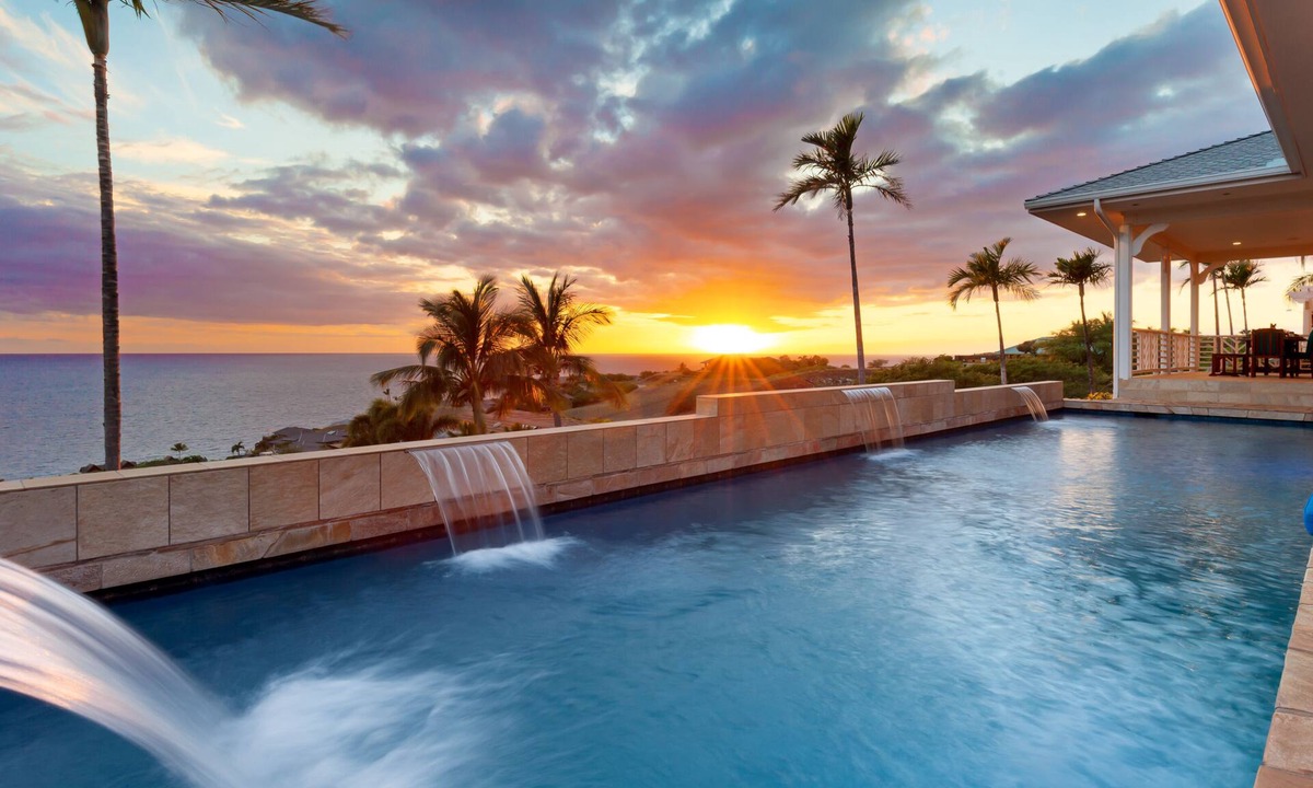 Kamuela House | NOV '26 Available! - INCREDIBLE 220 DEGREE OCEAN VIEW VILLA, SPA & FOUNTAIN POOL