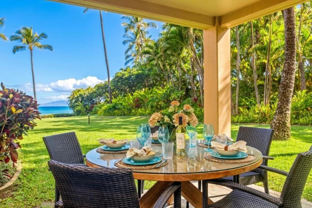 Wailea Apartment | Polo Beach Club Ocean View 2 BR Sleeps 6 Steps to Beach Complimentary Car with 6 Nights POL-109 by KBM