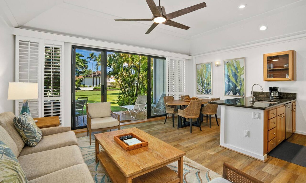 Poipu Condo | Rare find w/2 AC, 2 min walk to beach, Remodeled #151, ground floor!