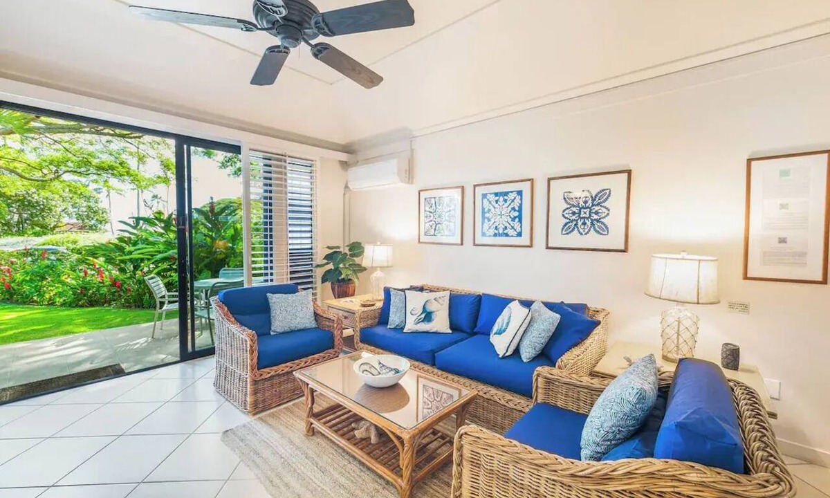 Poipu Condo | Serenity awaits - located just steps from beautiful Poipu beach with A/C!