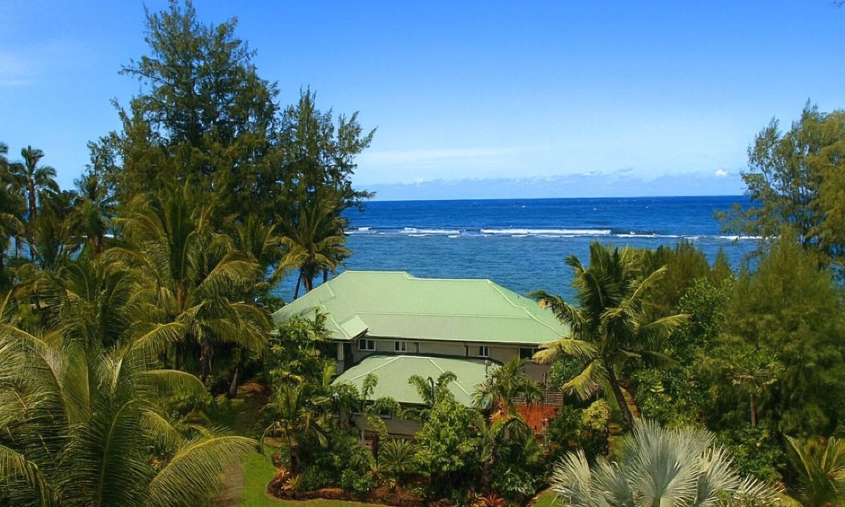 Wainiha House | Spectacular Beachfront Home North Shore Haena Tropical Immersion TVNC#1116