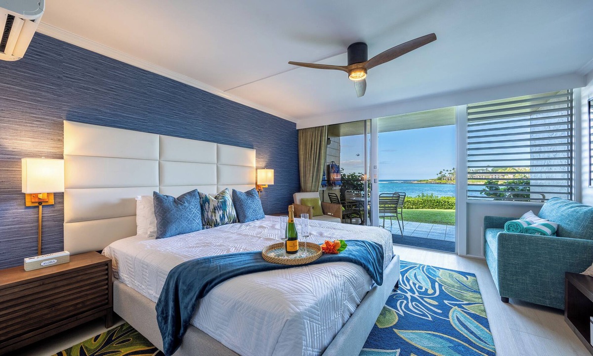 Napili Apartment | SPECTACULAR, Modern, Coastal, Ocean Front Studio in Napili Shores A102