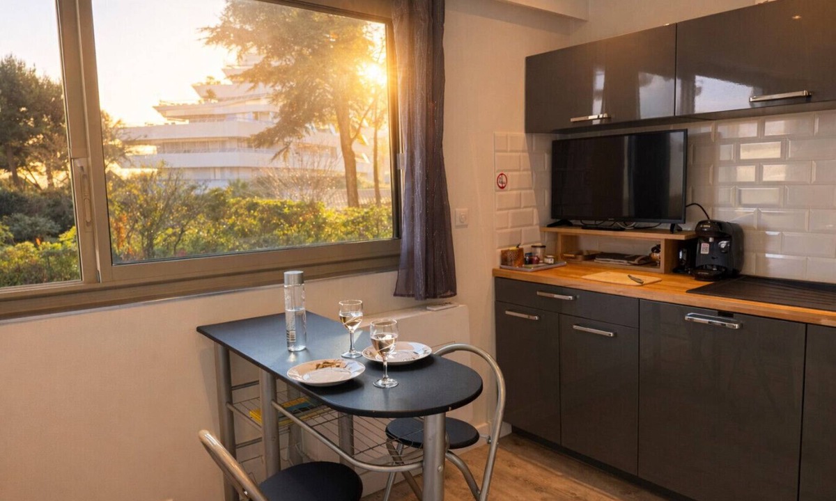 Villeneuve Loubet Beach Apartment | Studio - marina sea view- smart