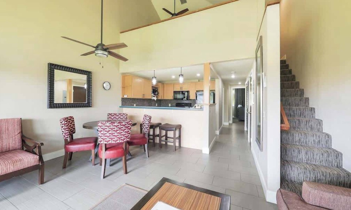 Kapaa Condo | Tropical Garden 1BR Loft Pono Kai Resort H307