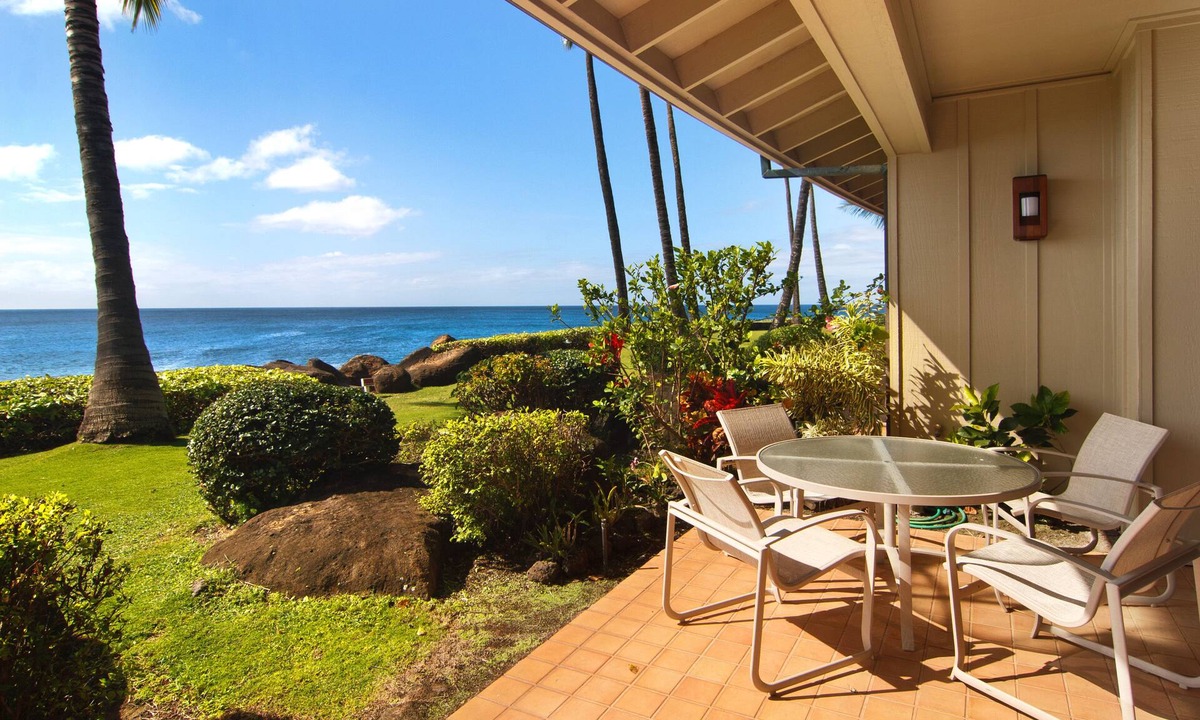 Poipu Resort | Whalers Cove 117 Beautiful Ocean View Suite 2 Bedroom in Poipu