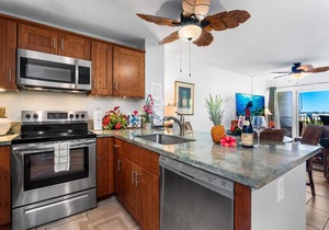 Alii Villas#127 DIRECT OCEANFRONT, GROUND FLOOR, 2 BEDROOMS, 2 BATHROOMS