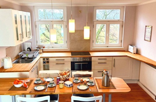 Schmilau Apartment | Apartment 'Ferienwohnung Schmilau' with Private Garden, Balcony and Wi-Fi