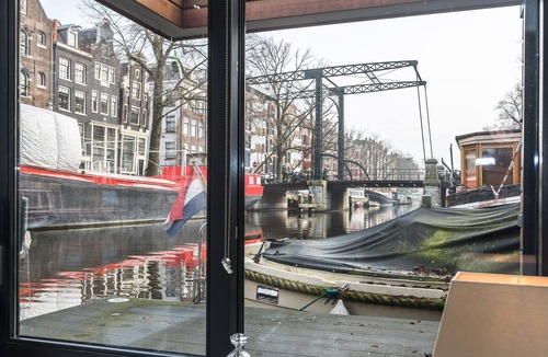 Jordaan Boat Rental | Beautiful exclusive large Houseboat-Apartment in the Jordaan district