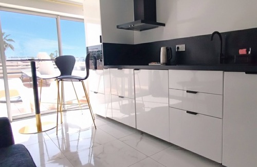 Naturist Village Apartment | Cap d'Agde Naturist Village - Chic Studio with Terrace - Le Boudoir Heliopolis