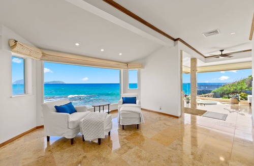Kahala House | Diamond Head Sea Pool House: Oceanfront Estate w/Private Sea Pool