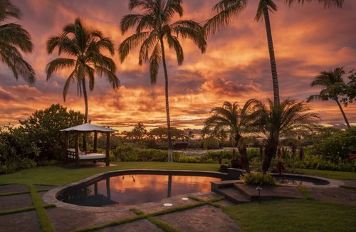 Kaupulehu House | Elevated 4BR Kahikole Estate 218 at Hualalai – Indoor-Outdoor Living & Views