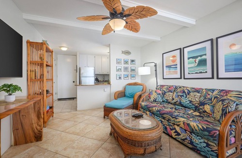 Historic Kailua Village Condo | Experience oceanfront luxury at Hale Kona Kai 301, a perfect getaway.