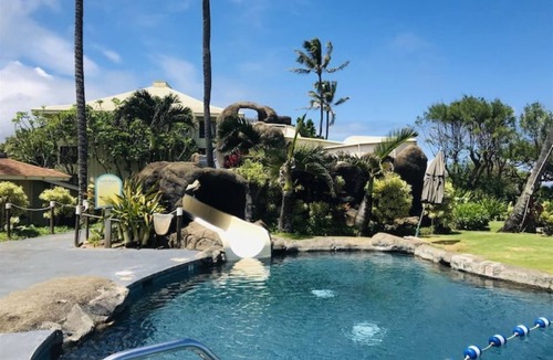 Hanamaulu Condo | Gorgeous Beachfront Resort, 4 Beautiful Pools, Walkout room to the pools, ocean