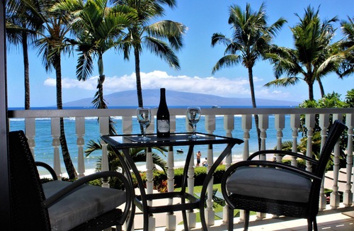 Historic Lahaina Front Street Condo | Gorgeous Oceanfront Studio at Lahaina Shores Beach Resort