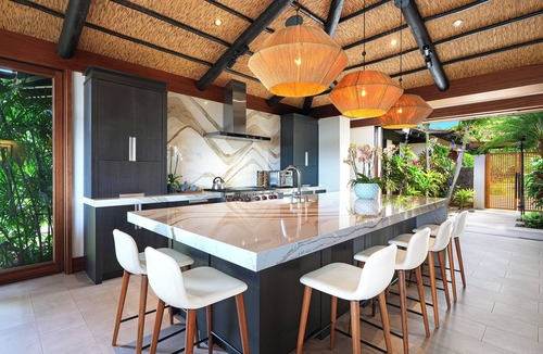 Koloa House | Hale Kahakai by Alekona Kauai: Luxury 4BR Bali-Inspired Home in Kukuiula w AC, private pool