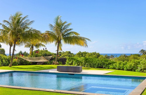 Poipu House | Hale Kipu by Alekona Kauai: Luxury 5br Ocean View Home w Pool, Fire pit, Spa