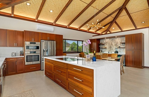 Bayview House | Hale Lava by Alekona Kauai: Large 4BR Home w Private Pool and Spa, AC, located in Poipu Kai