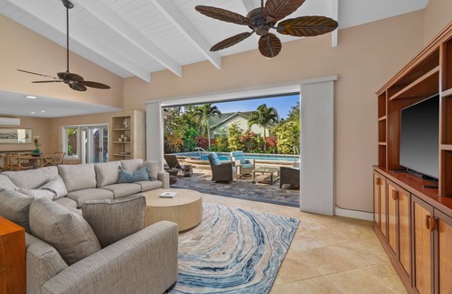 Bayview House | Hale Walelia by Alekona Kauai: Poipu Kai 3 Bedroom w Pool, Spa, steps to Shipwreck Beach