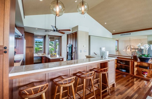 Kaupulehu Villa | Hualalai Luxury Ocean View Ka'ulu Villa - Two Golf Carts Included!