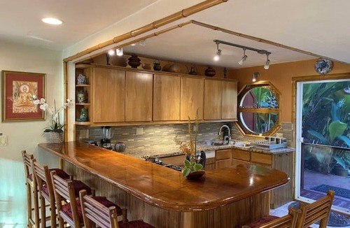 Huelo House | Indian Room at Maui Eco Retreat: Ocean, Waterfall, & Scenic Hiking Trails!