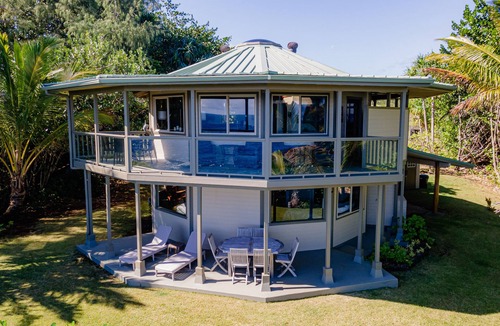 Keaau House | Kahikole: Oceanfront home with stunning, rugged ocean cliff views