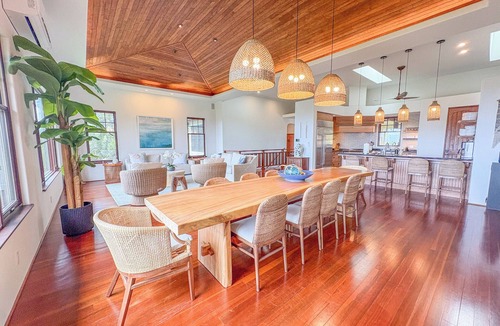 Princeville Villa | Kapiolani Ocean Villa: Pool, Spa & AC Sleeps 20+