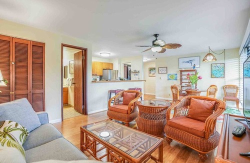 Hanamaulu Condo | KBVC3 · Tropical 1 Bedroom with 2 Full Bath at Resort