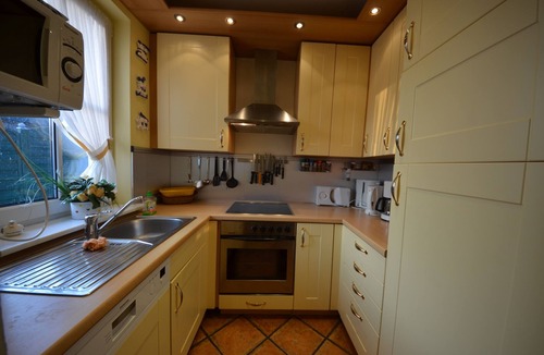 Gross Zicker House | Large house for 8 people + baby, terrace, fireplace + garden part, close to the sea