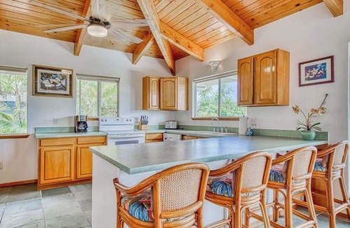 Kahaluu Bay House | Large Kona Home with Private Pool, Hot Tub - Walk to Magic Sands