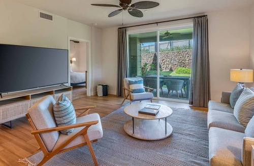 Poipu Condo | Luxury 3BR Poipu Paradise: Pool, Hot Tub, Gym, AC, Golf Course