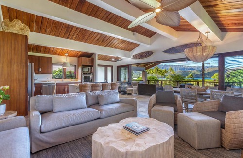 Hanalei House | Nalu Hanalei, Stunning Home by the Beach TVR#5123