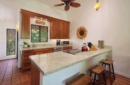 Poipu Apartment | NEW A/C - Two Bedroom Sleep 6 with Pool steps to Ocean and Amazing Sunsets!