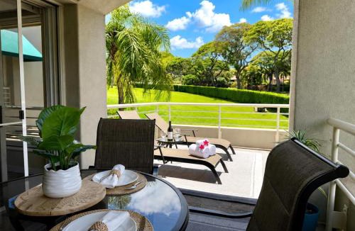 Wailea Apartment | NEW Palms at Wailea Updated 2 Bedroom Garden-View Villa Car Included with 6 nights PAW-1706 by KBM