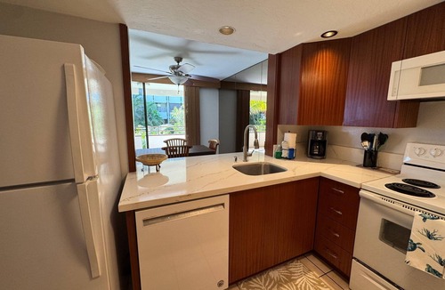 Kahaluu Bay Condo | Ocean View Beach Condo-#103-Directly across Alii Dr to White Sands Beach!