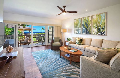 Lihue Condo | Oceanfront Bliss at Kaha Lani 211 - Sunrise Views & Private Paradise