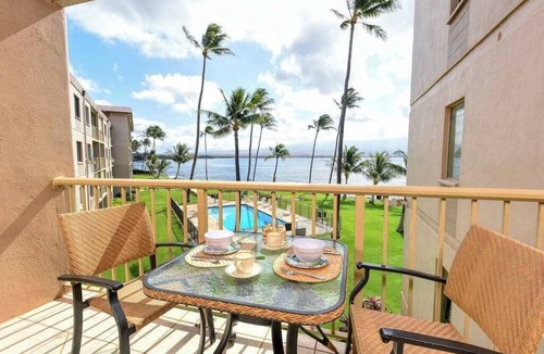 Maalaea Condo | Oceanfront Maalaea Condo with Pool & Balcony - Walk to Dining