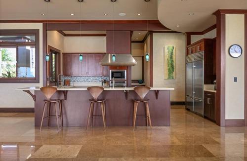 Waikoloa House | Oceanfront Pacific Sunset Villa: Pool, Hot Tub, Theater