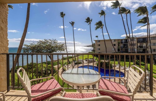 Maalaea Condo | Oceanview Kanai A Nalu 316 Great Views Split AC Pool Great Value