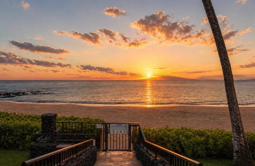 Wailea Apartment | Polo Beach Club Ocean View 2 BR Sleeps 6 Steps to Beach Complimentary Car with 6 Nights POL-109 by KBM