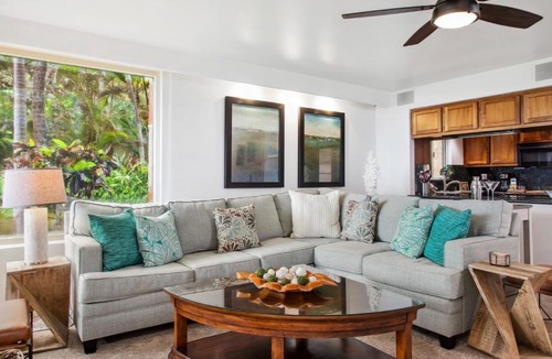 Wailea Apartment | Polo Beach Club Ocean View 2 BR Sleeps 6 Steps to Beach Complimentary Car with 6 Nights POL-109 by KBM