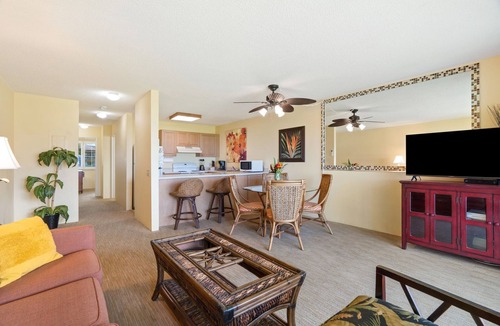 Kapaa Condo | Pono Kai F206 Oceanview AC, POOL, JACUZZI, BBQ, TENNIS
